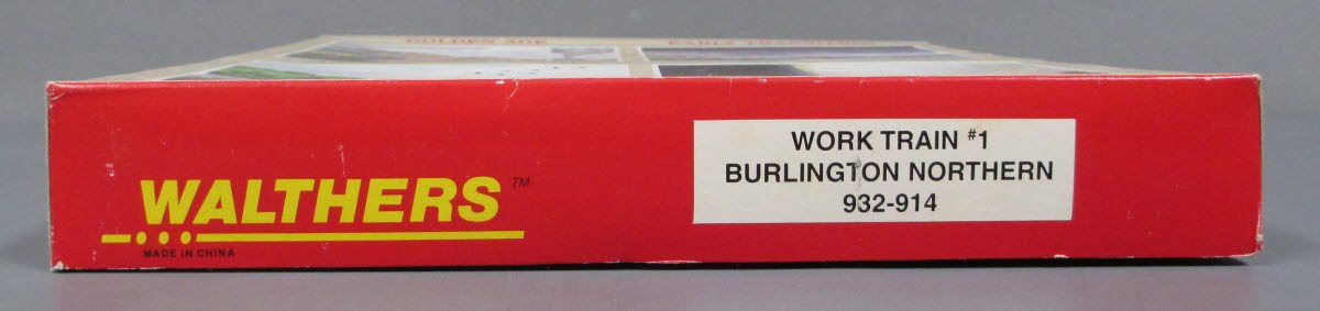 Walthers 932-914 HO Burlington Northern Work Train Kit #1