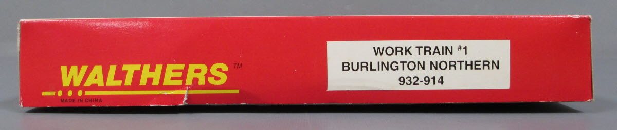 Walthers 932-914 HO Burlington Northern Work Train Kit #1