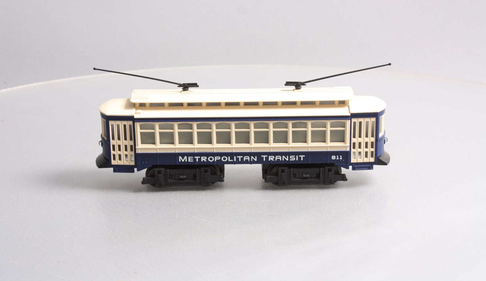 Industrial Rail 1402 O Gauge Metropolitan Motorized Transit Trolley #811 LN/Box