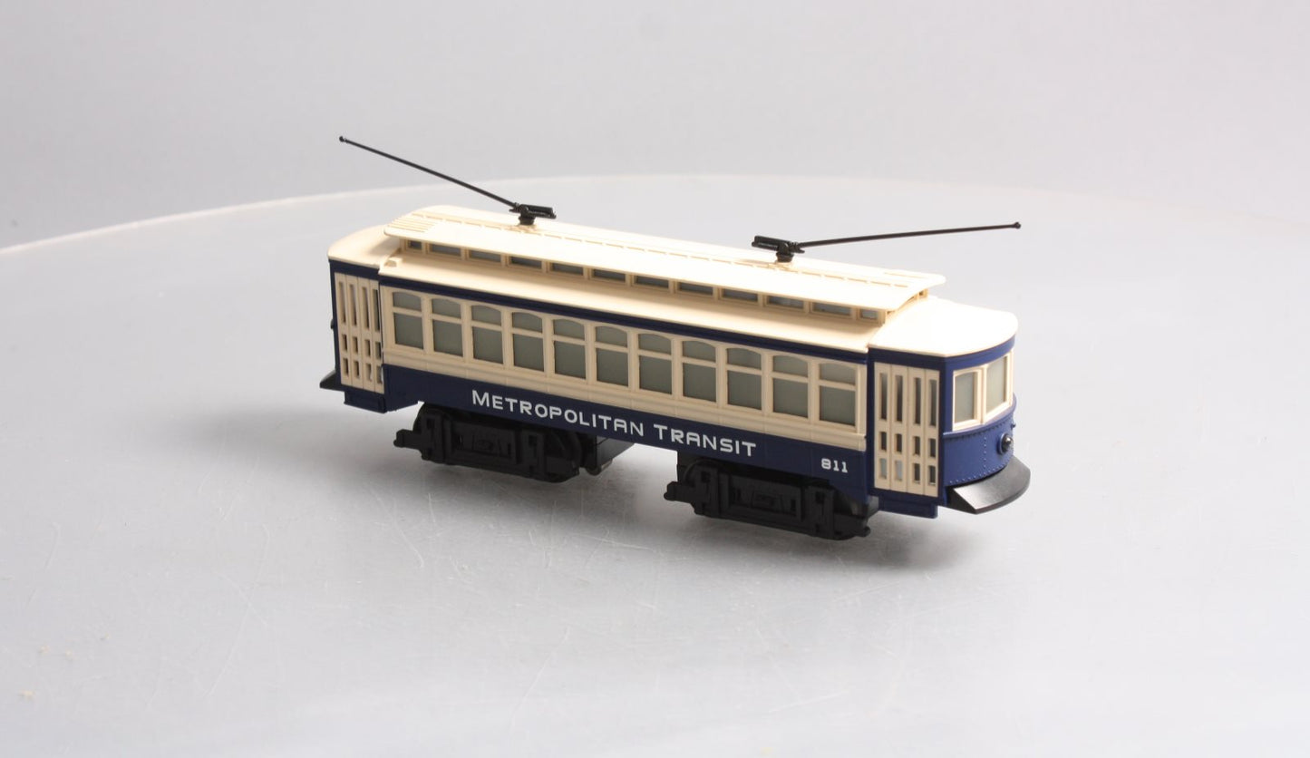 Industrial Rail 1402 O Gauge Metropolitan Motorized Transit Trolley #811 LN/Box