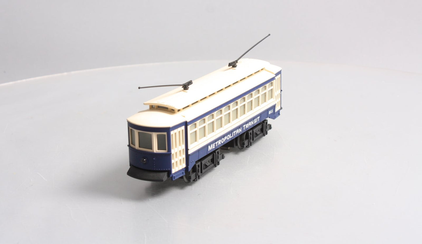 Industrial Rail 1402 O Gauge Metropolitan Motorized Transit Trolley #811 LN/Box