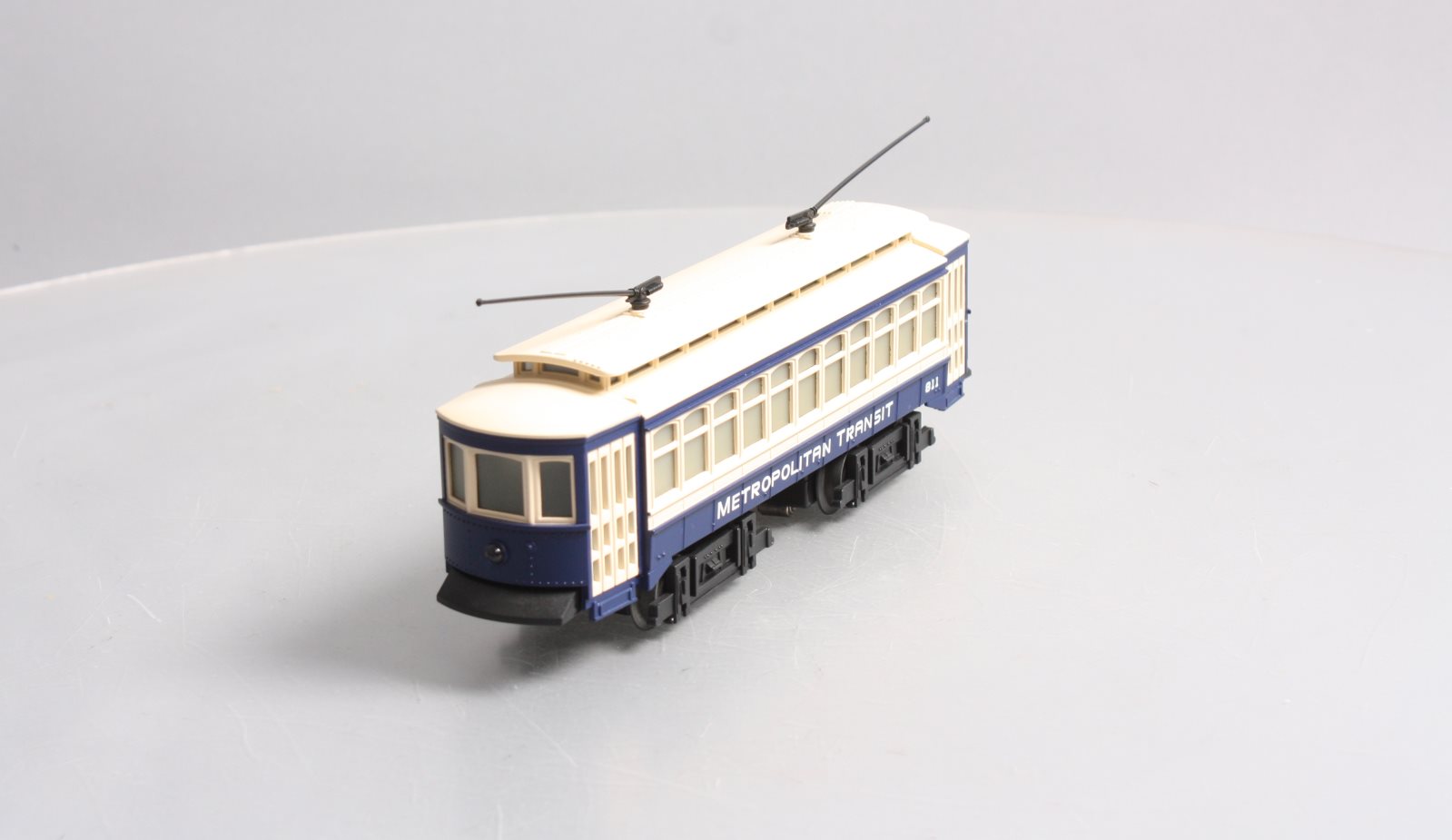 Industrial Rail 1402 O Gauge Metropolitan Motorized Transit Trolley #811 LN/Box