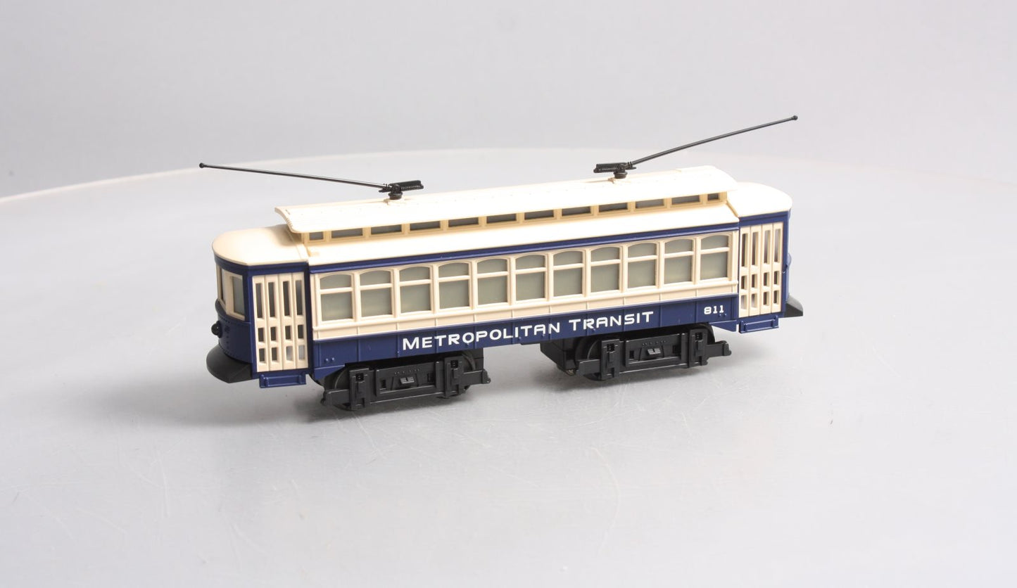 Industrial Rail 1402 O Gauge Metropolitan Motorized Transit Trolley #811 LN/Box