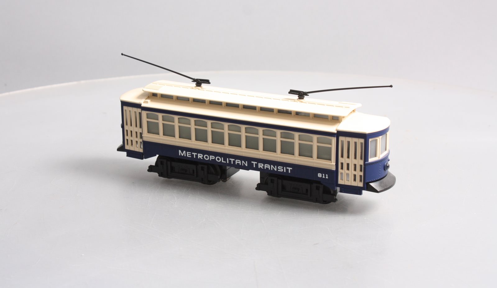 Industrial Rail 1402 O Gauge Metropolitan Motorized Transit Trolley #811 LN/Box