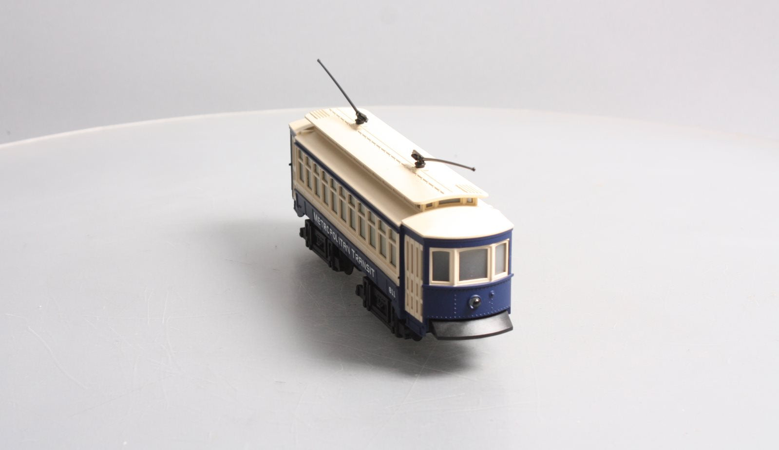 Industrial Rail 1402 O Gauge Metropolitan Motorized Transit Trolley #811 LN/Box