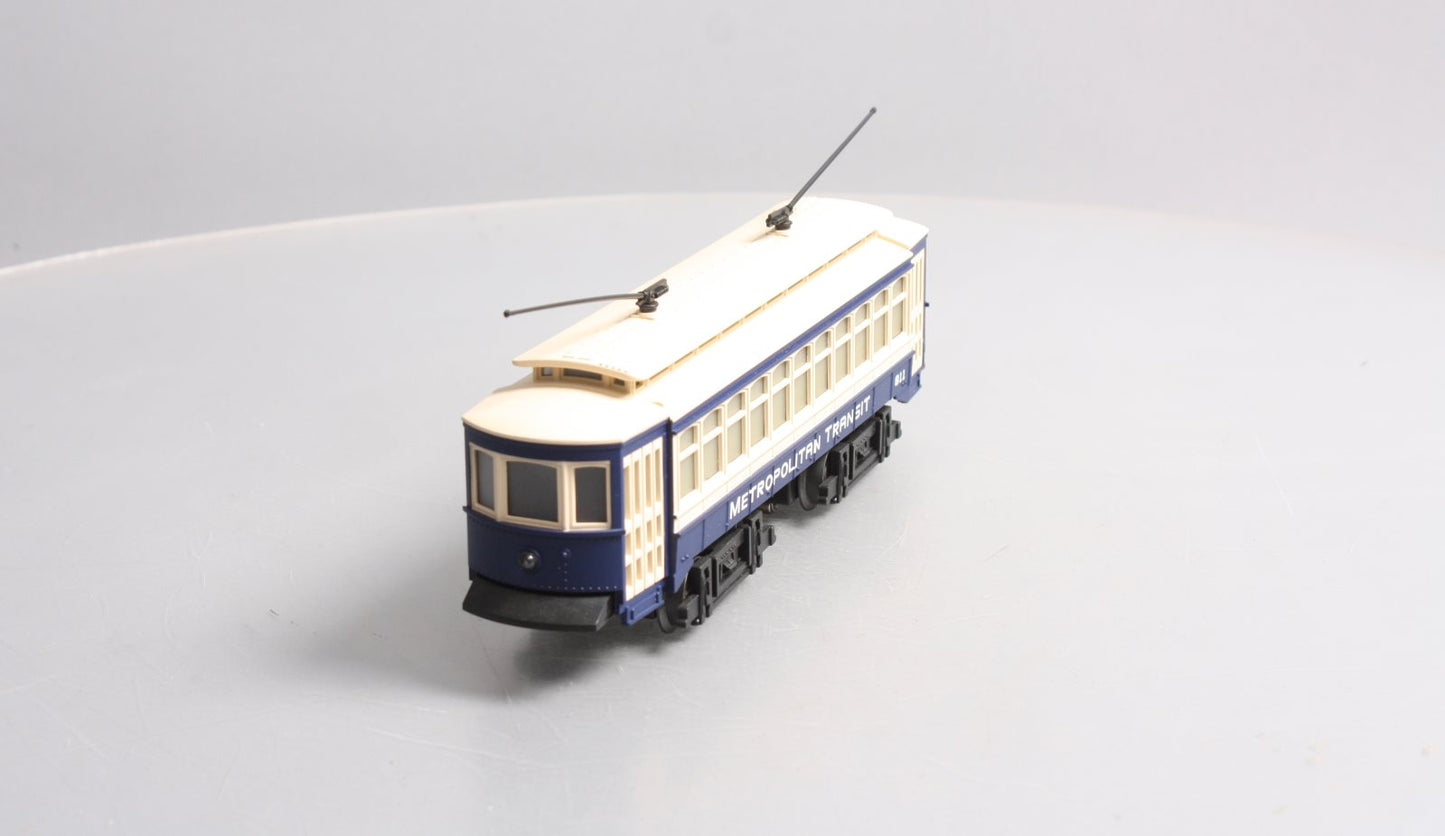 Industrial Rail 1402 O Gauge Metropolitan Motorized Transit Trolley #811 LN/Box