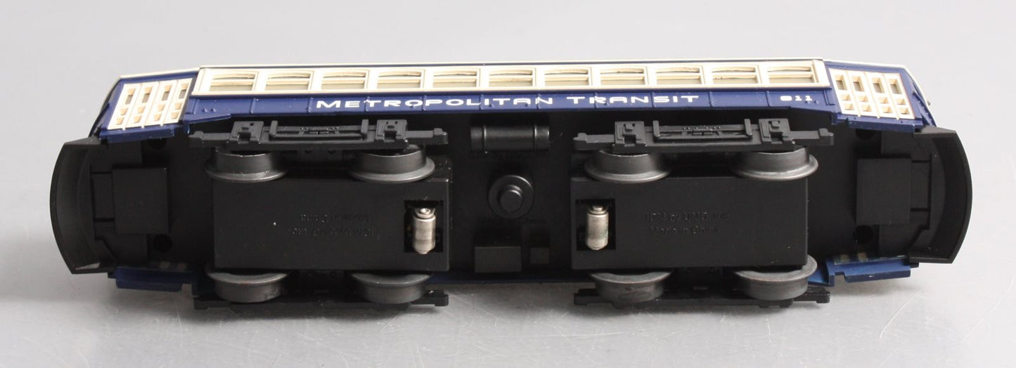 Industrial Rail 1402 O Gauge Metropolitan Motorized Transit Trolley #811 LN/Box