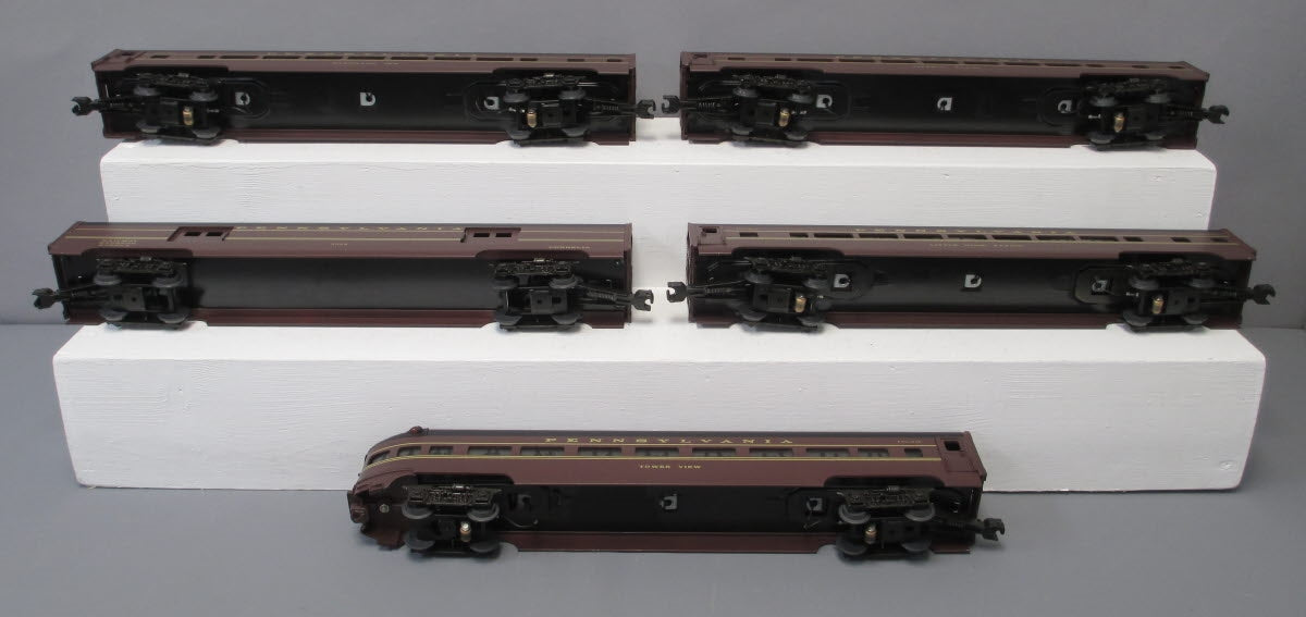 MTH 20-6507 O Gauge Pennsylvania Railroad 70' Aluminum Passenger Car Set LN/Box