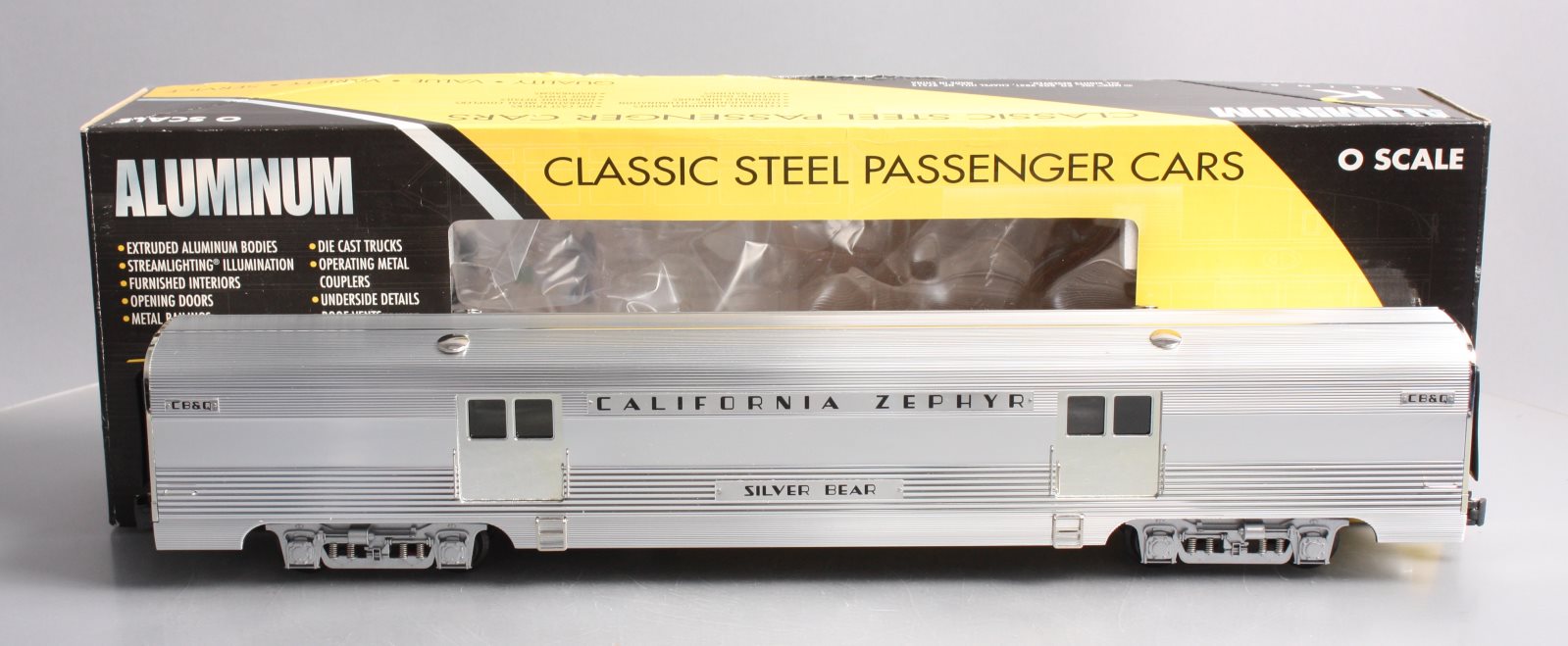 K-Line K4613-30903 O Gauge CB&Q California Zephyr 