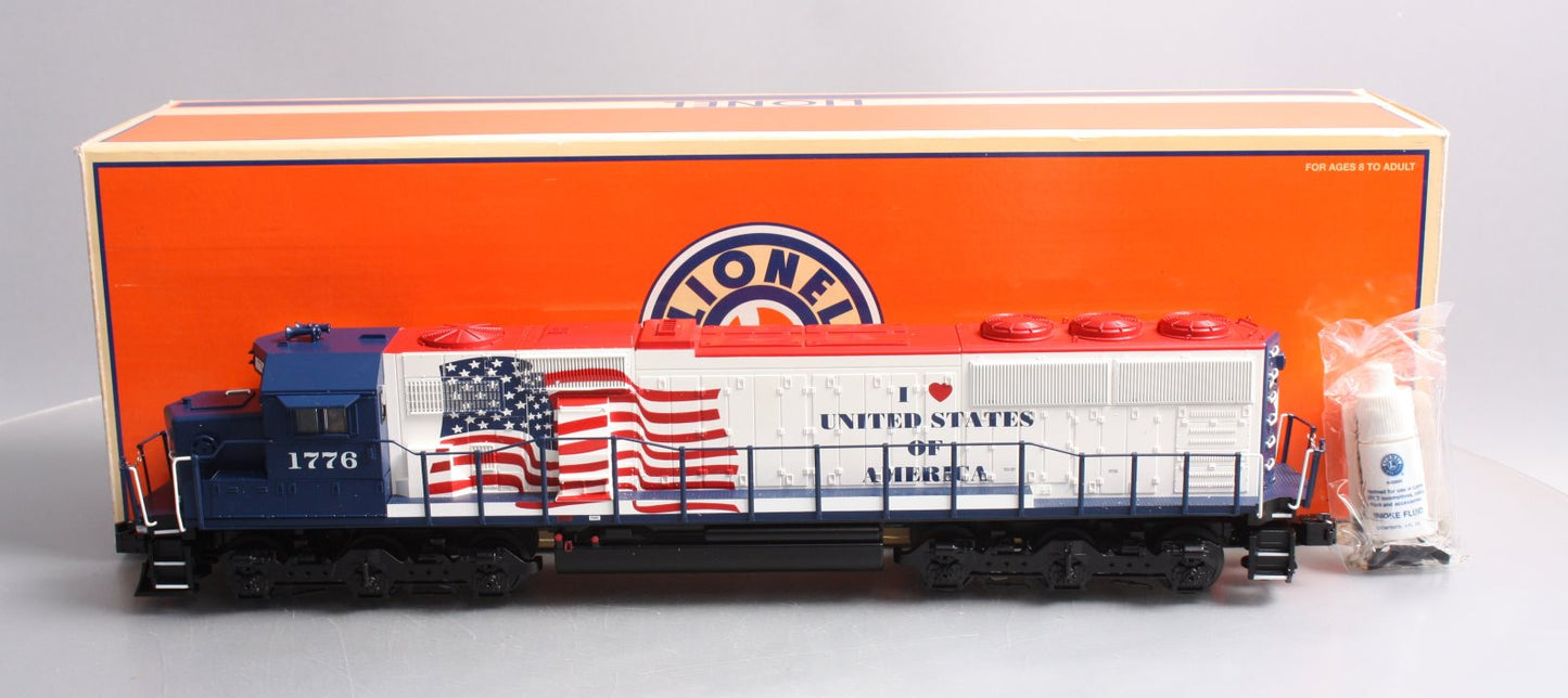 Lionel 6-28272 O Gauge I Love U.S.A. SD-60 Diesel Locomotive #1776