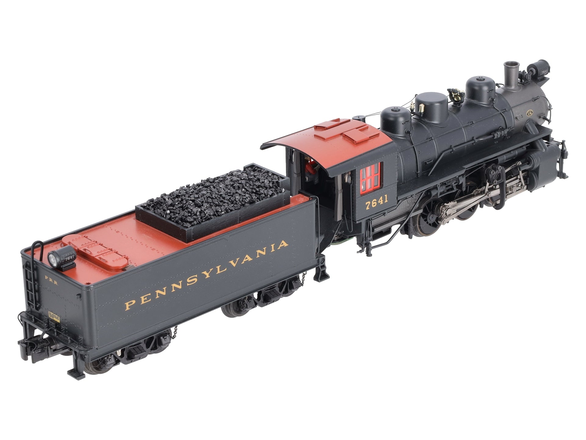 MTH 20-3280-1 Pennsylvania 0-6-0 USRA Steam Engine w/PS2 (Hi-Rail Wheels) #7641