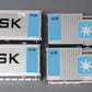 Lionel 6-36935 O Maersk Intermodal Maxi-Stack Car EX/Box