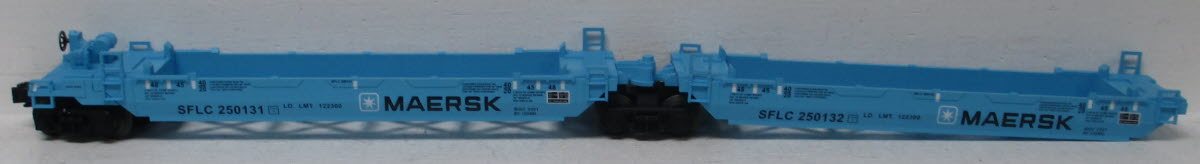 Lionel 6-36935 O Maersk Intermodal Maxi-Stack Car LN/Box