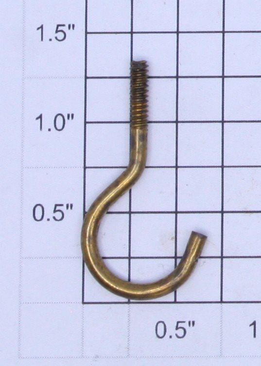 Lionel 219-52 #4-40 Threaded Brass Crane Hook