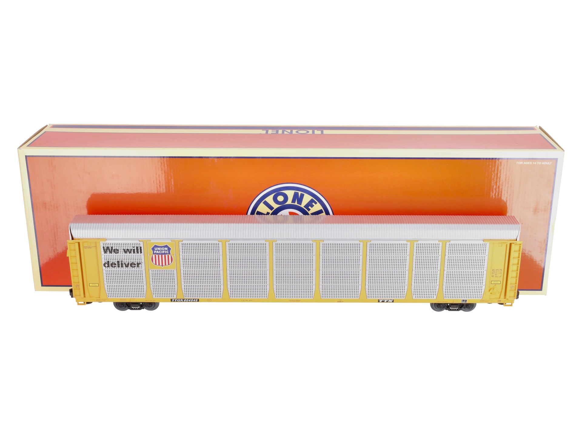 Lionel 6-29382 O Union Pacific 89' Autorack Car #604545 LN/Box