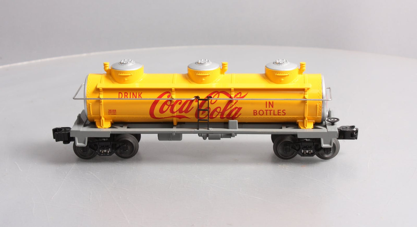 Lionel 6-36169 O Coca Cola 3-Dome Tank Car