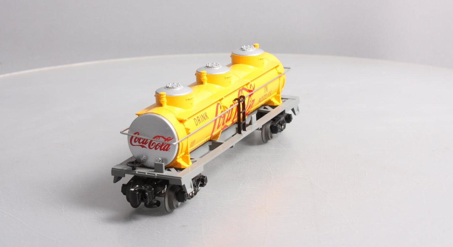 Lionel 6-36169 O Coca Cola 3-Dome Tank Car
