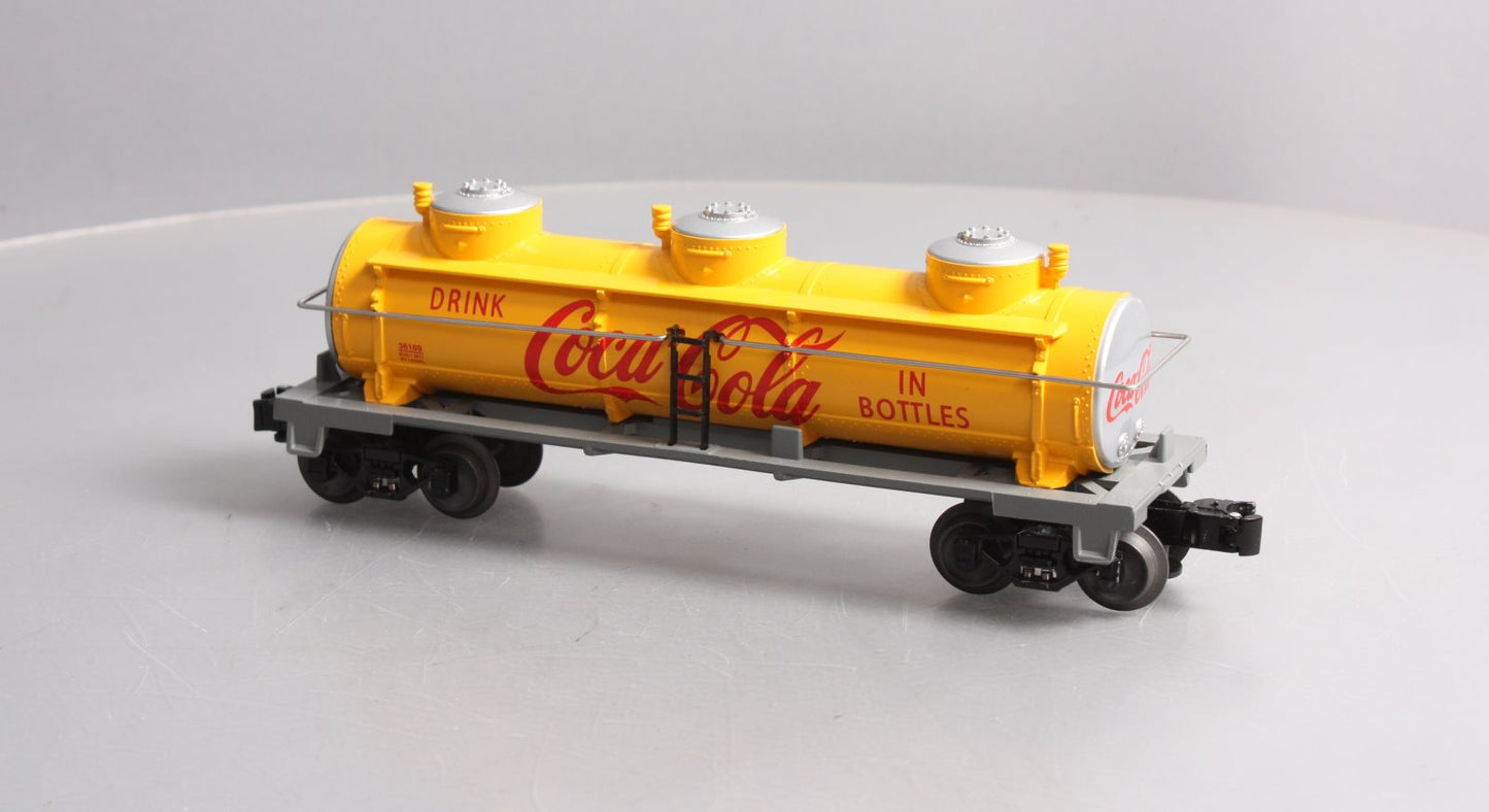 Lionel 6-36169 O Coca Cola 3-Dome Tank Car
