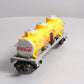 Lionel 6-36169 O Coca Cola 3-Dome Tank Car