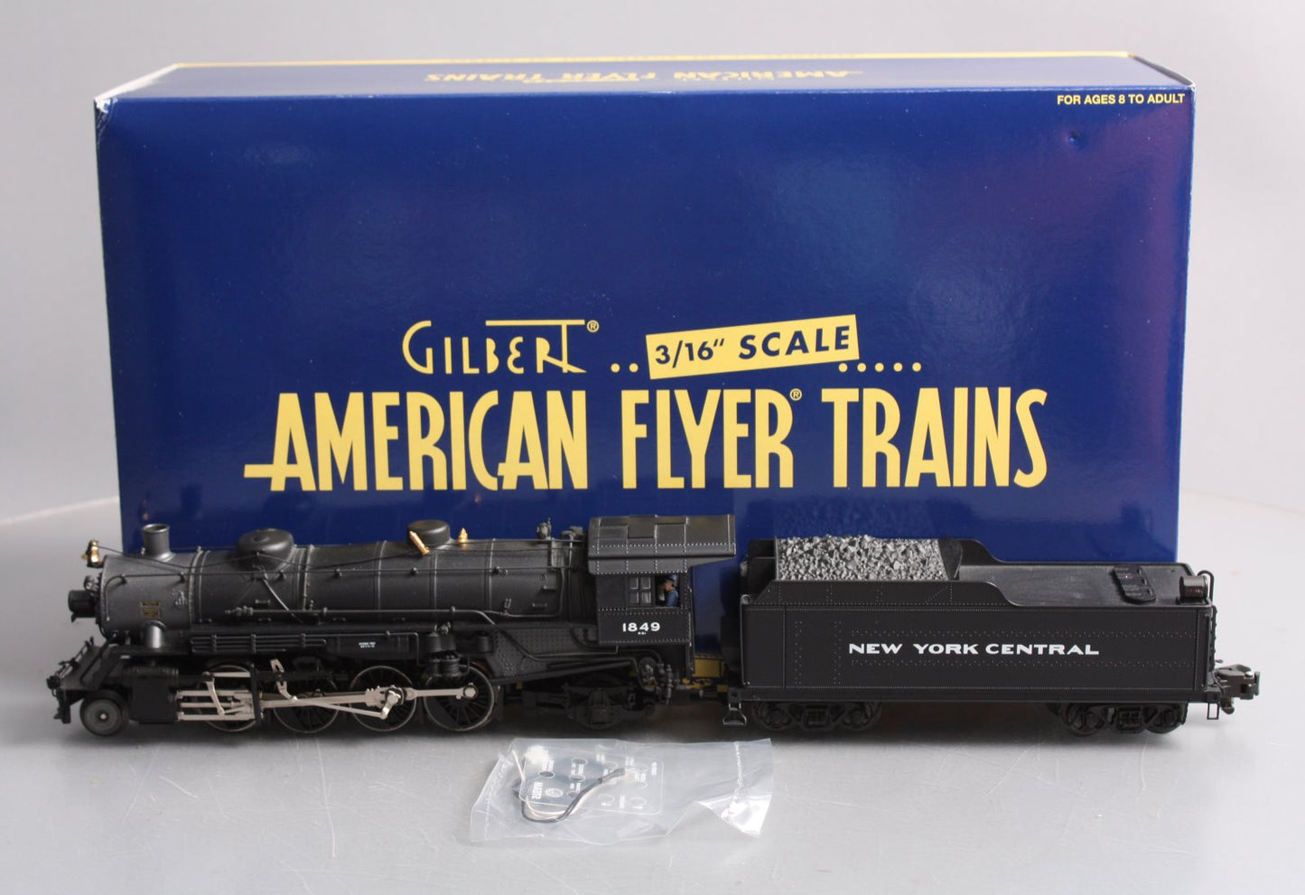 American Flyer 6-48036 S Scale New York Central Mikado 2-8-2 Steam Locomotive NIB