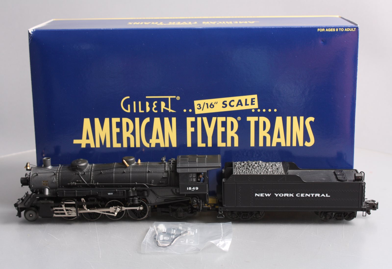 American Flyer 6-48036 S Scale New York Central Mikado 2-8-2 Steam Locomotive NIB