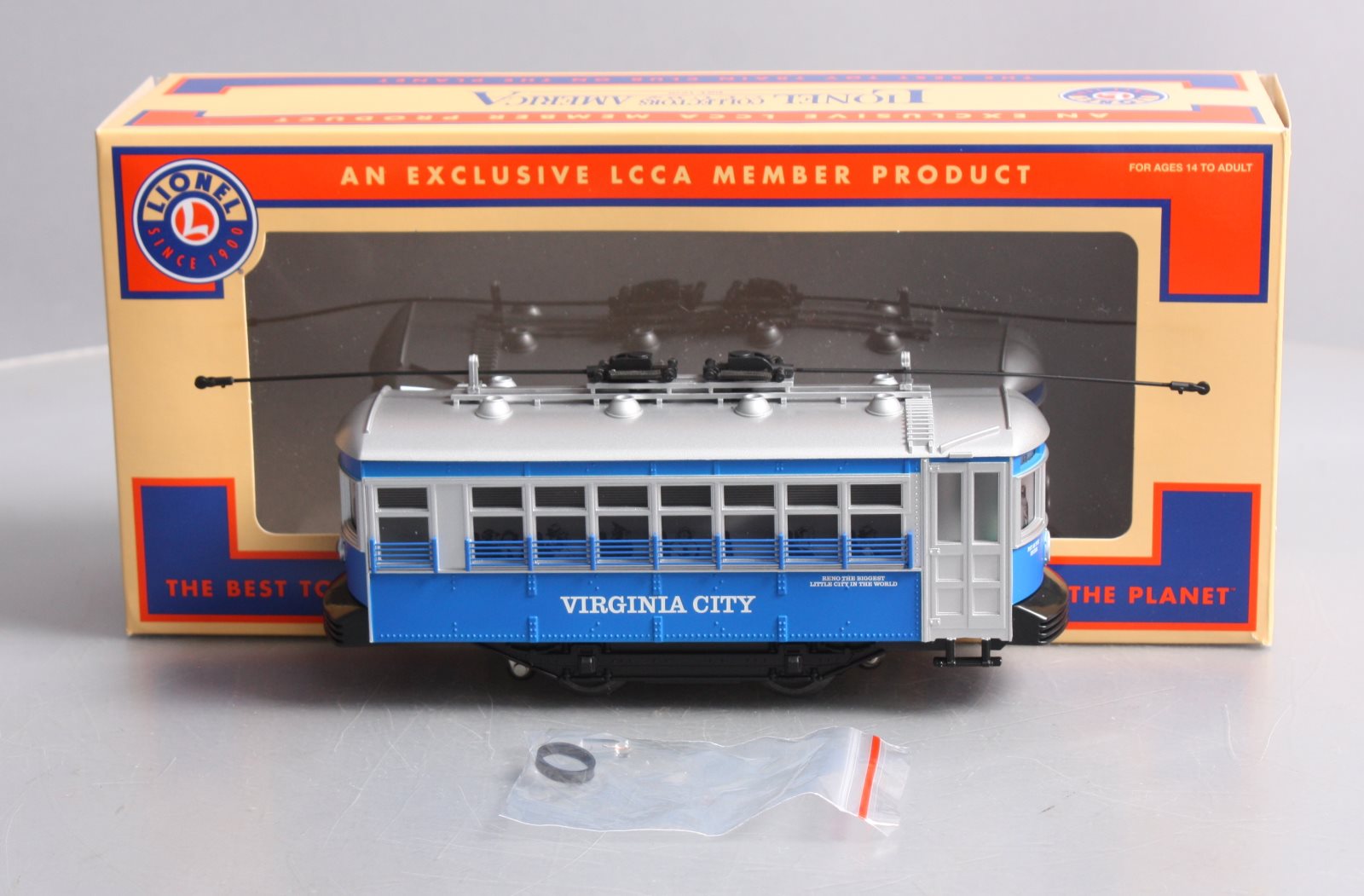 Lionel 6-58047 O LCCA 2019 Reno Convention Registration Trolley LN/Box