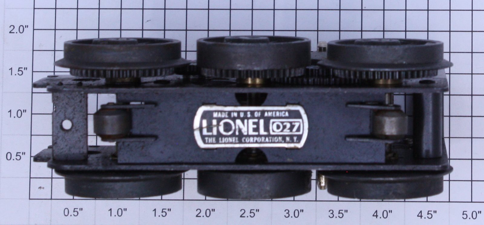 Lionel 2026-100 6-Wheel Motor Chassis w/o E-Unit - Working