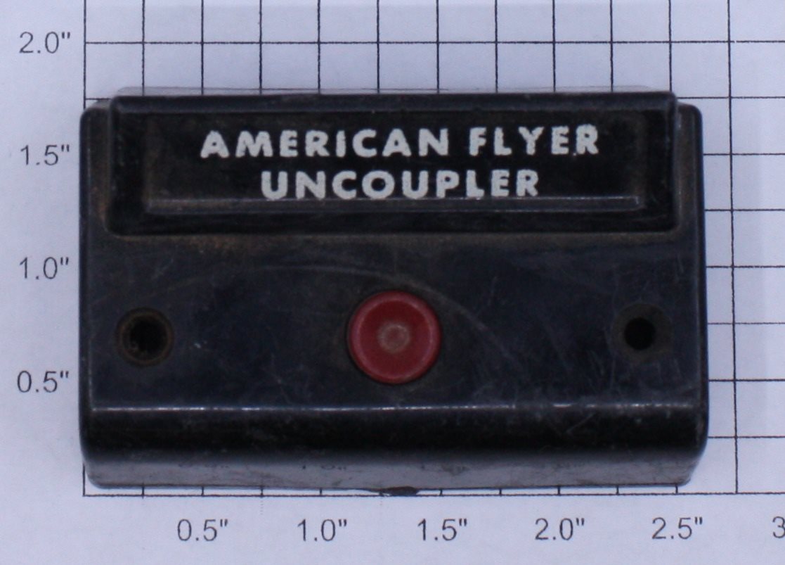 American Flyer XA10961 S Scale Black Uncoupler Control Button