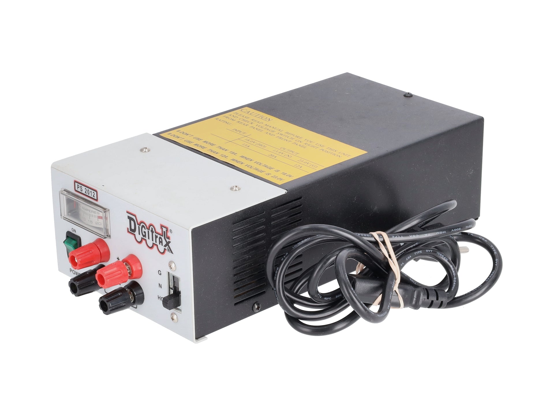 Digitrax PS2012 N/HO And G Scale 20 Amp Regulated Power Supply for DCC