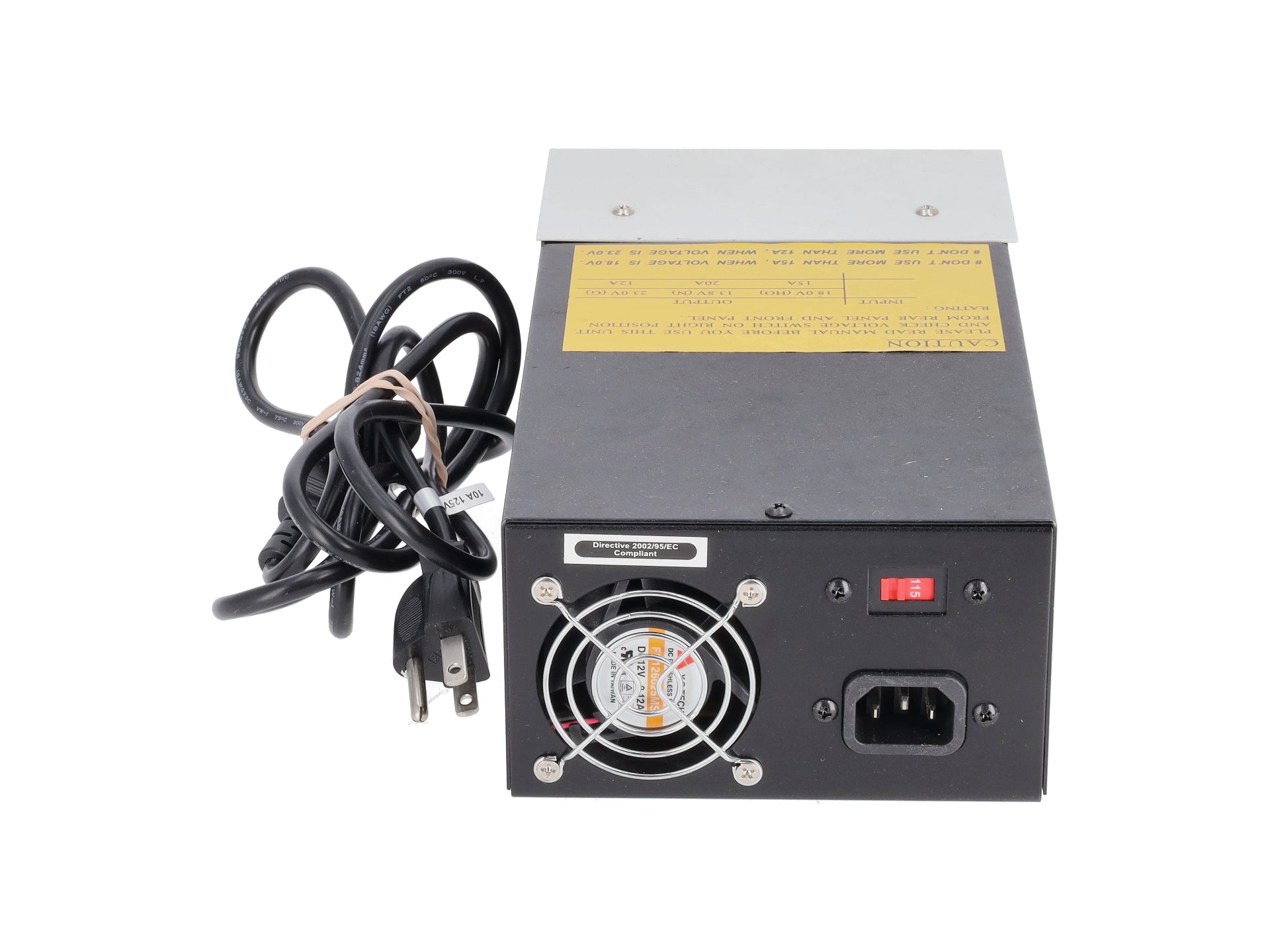 Digitrax PS2012 N/HO And G Scale 20 Amp Regulated Power Supply for DCC