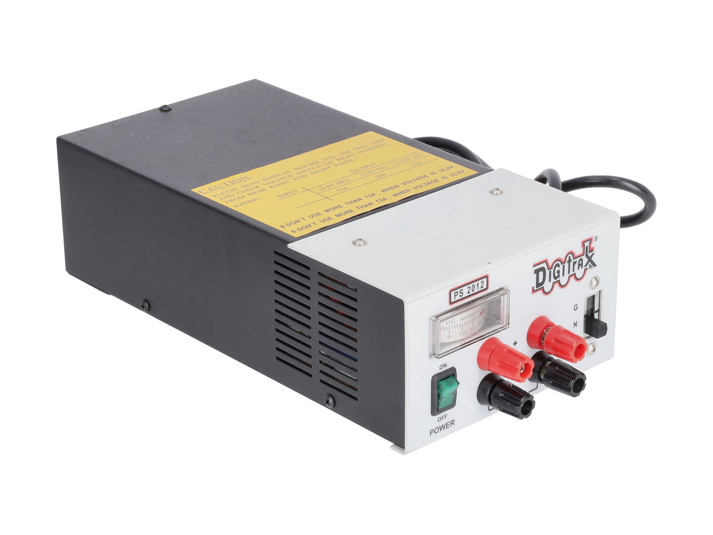 Digitrax PS2012 N/HO And G Scale 20 Amp Regulated Power Supply for DCC
