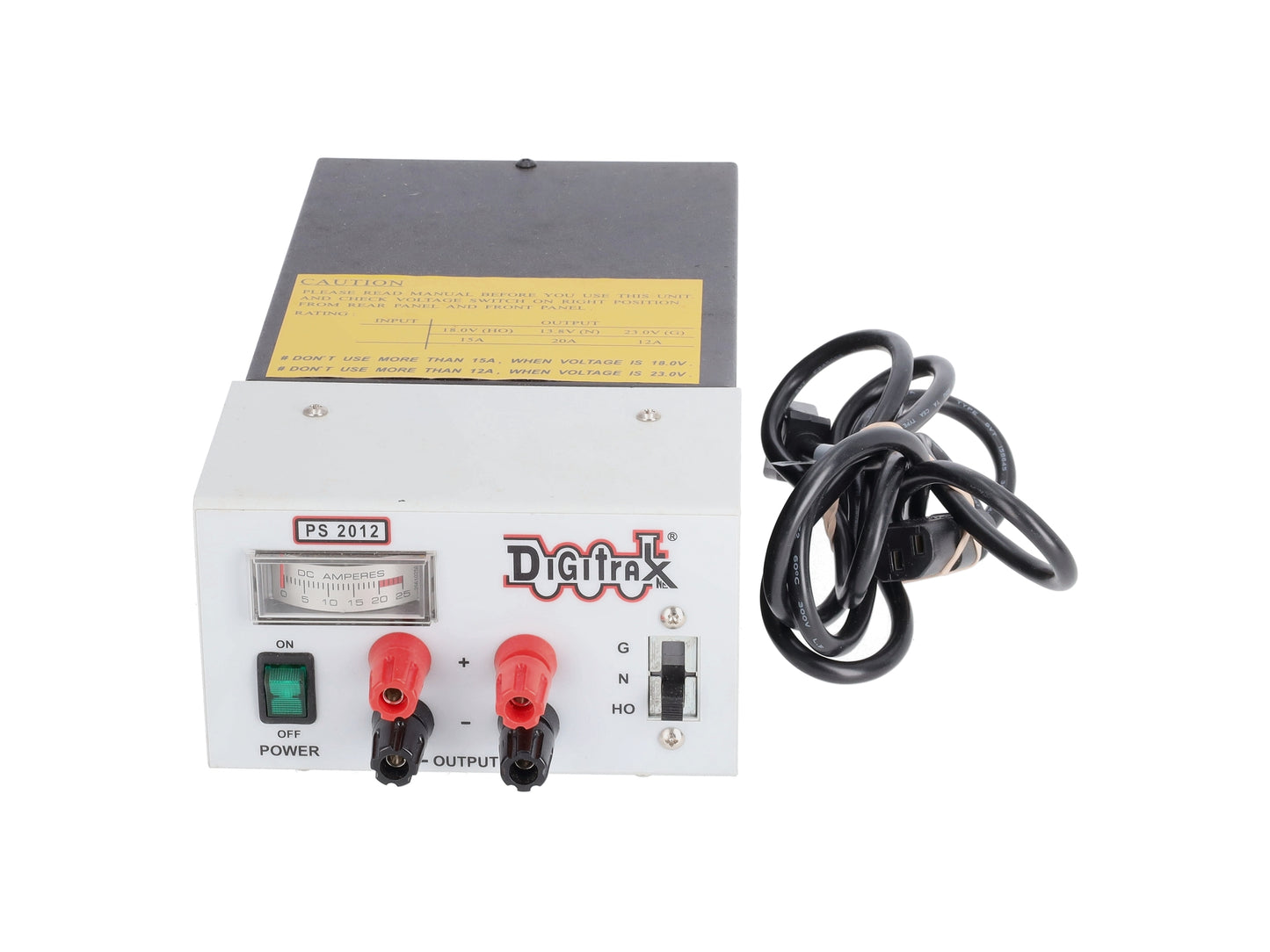 Digitrax PS2012 N/HO And G Scale 20 Amp Regulated Power Supply for DCC