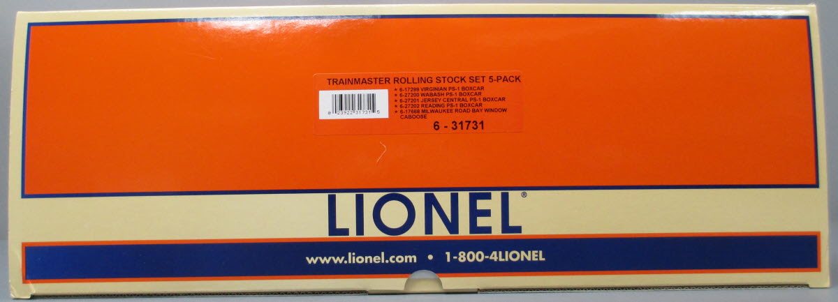 Lionel 6-31731 O Gauge Trainmaster Rolling Stock Set MT/Box