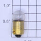 Lionel 51 6-Volt Bayonet Base Clear Small Globe Light Bulb
