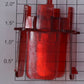 Lionel 16666-15 6666-015 Toxic Container Red Lens