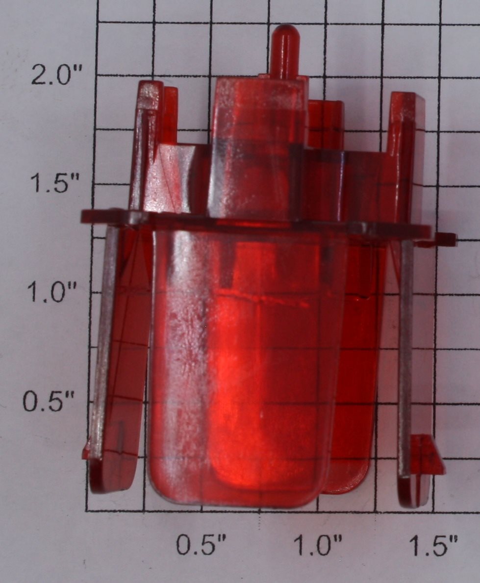 Lionel 16666-15 6666-015 Toxic Container Red Lens