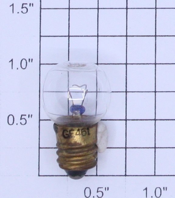 Lionel 461 Beacon Tower 14 VDC Screw Base Clear Dimple Globe Light Bulb