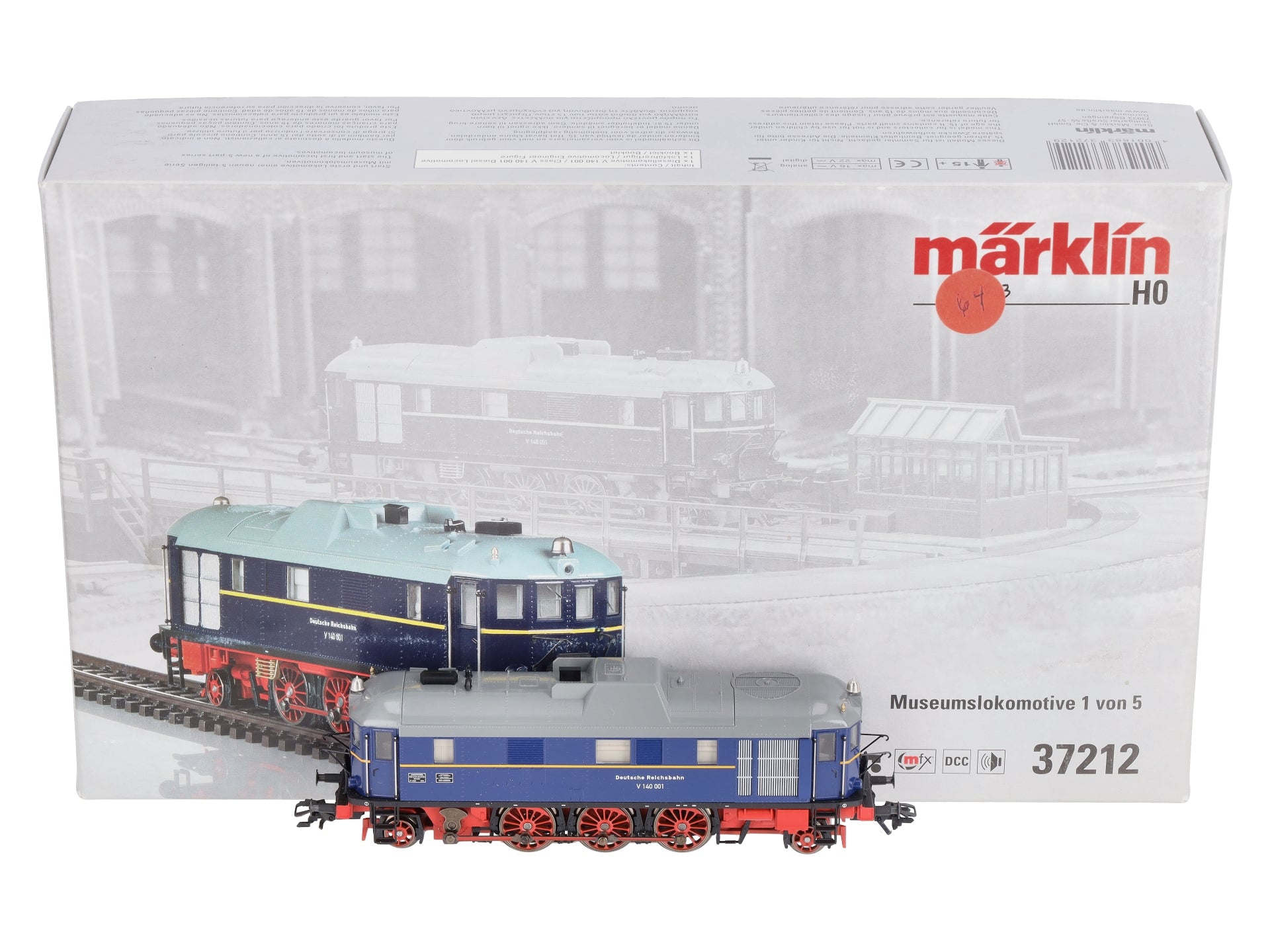 Marklin 37212 HO German National Railway Diesel Locomotive V 140 001