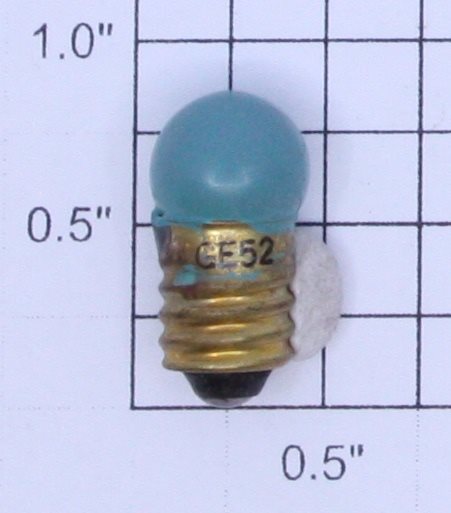 Lionel 52 14 Volt Screw Green Translucent Light Bulb