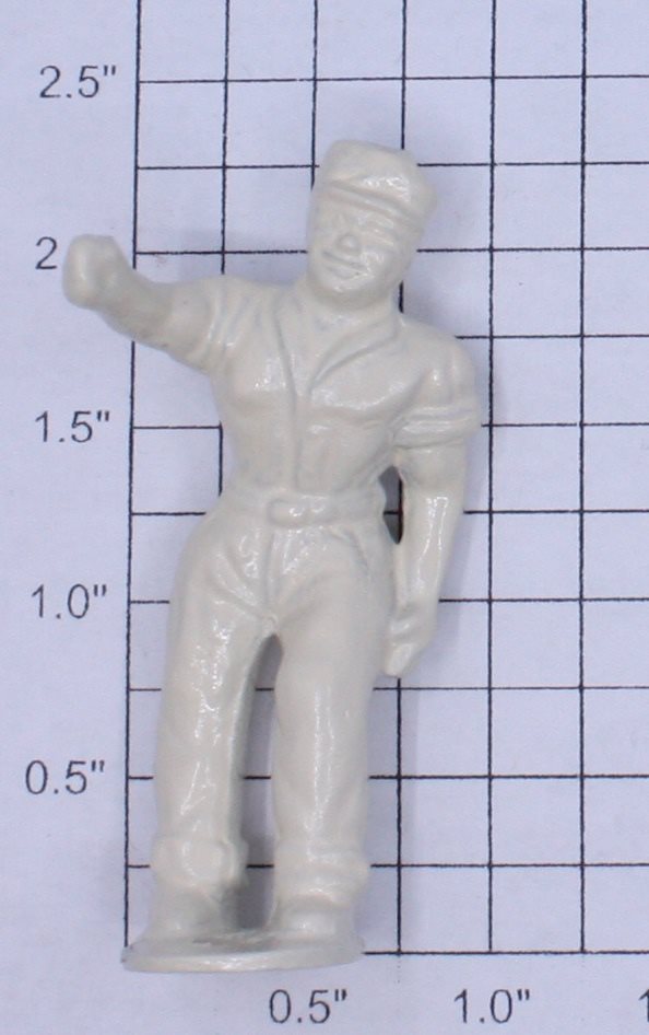 Lionel 362-73 Large Metal White Barrel Loader Figure