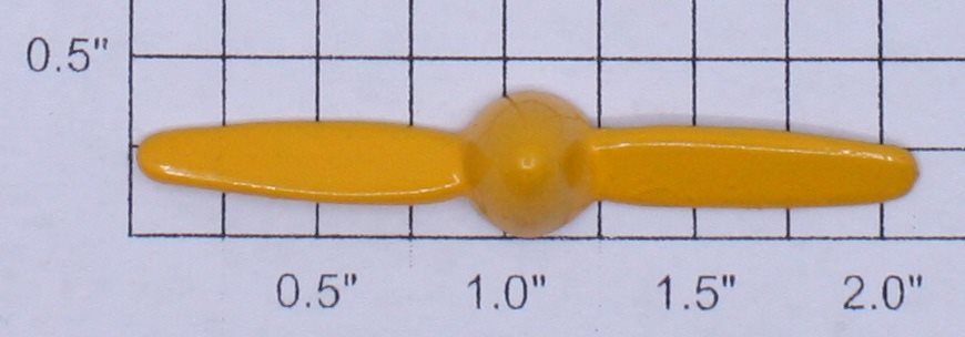 Lionel 6800-1 Metal Yellow Airplane Propeller