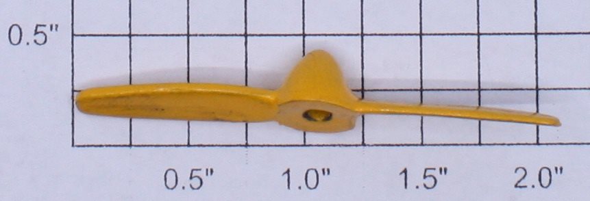 Lionel 6800-1 Metal Yellow Airplane Propeller