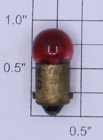 Lionel 363R 14-Volt Bayonet Base Transparent Red Small Globe Bright Light Bulb