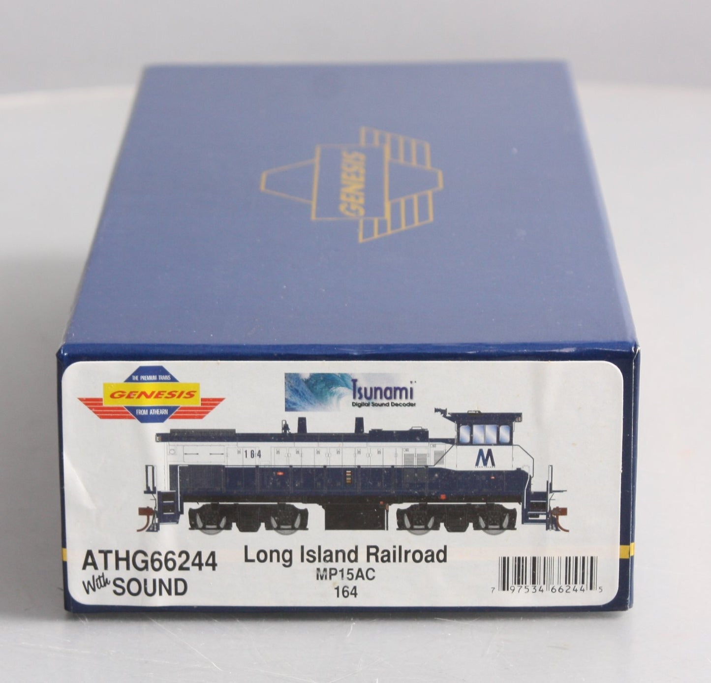 Athearn G66244 HO Long Island Railroad MP15AC Diesel Locomotive #164 w/DCC