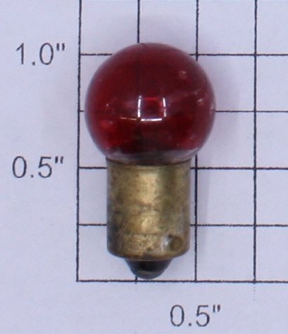 Lionel 57R 14-Volt Bayonet Base Transparent Red Large Light Bulbs