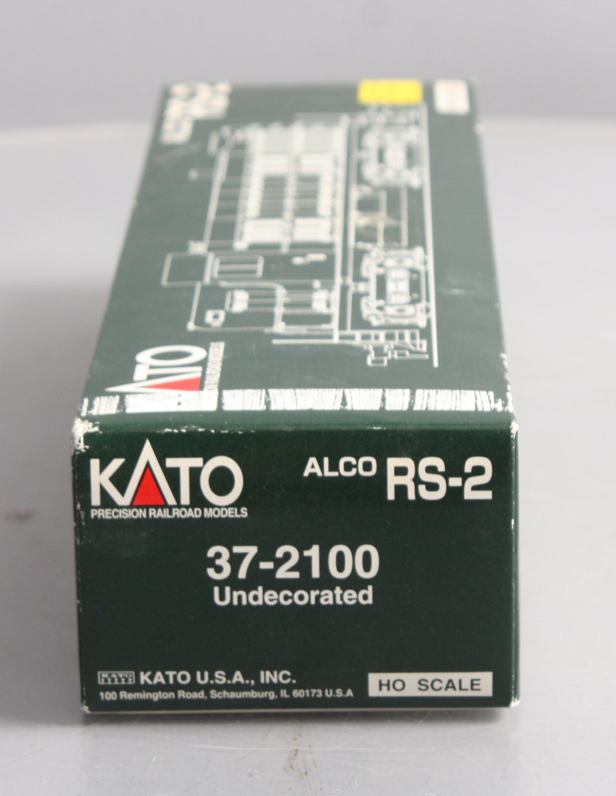 Kato 37-2100 HO Undecorated Alco RS-2 Diesel Locomotive LN/Box
