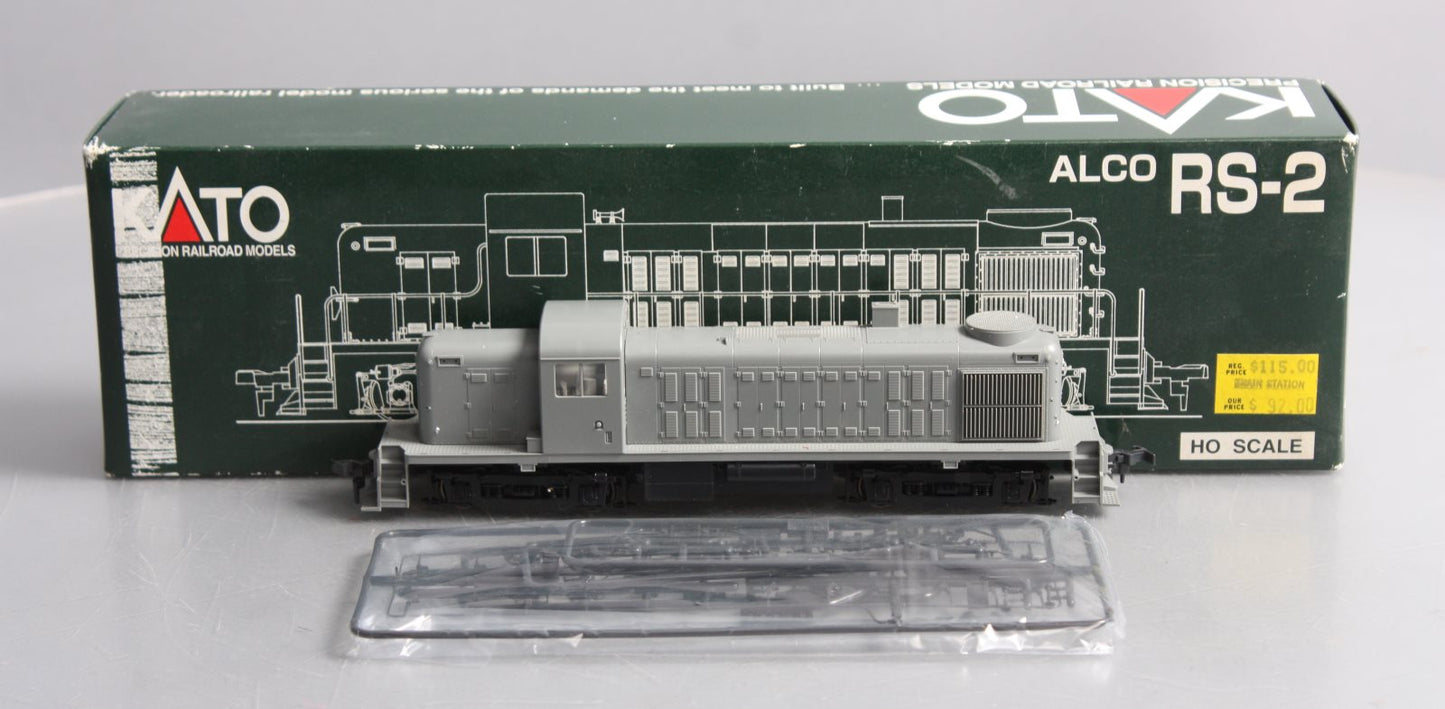 Kato 37-2100 HO Undecorated Alco RS-2 Diesel Locomotive LN/Box