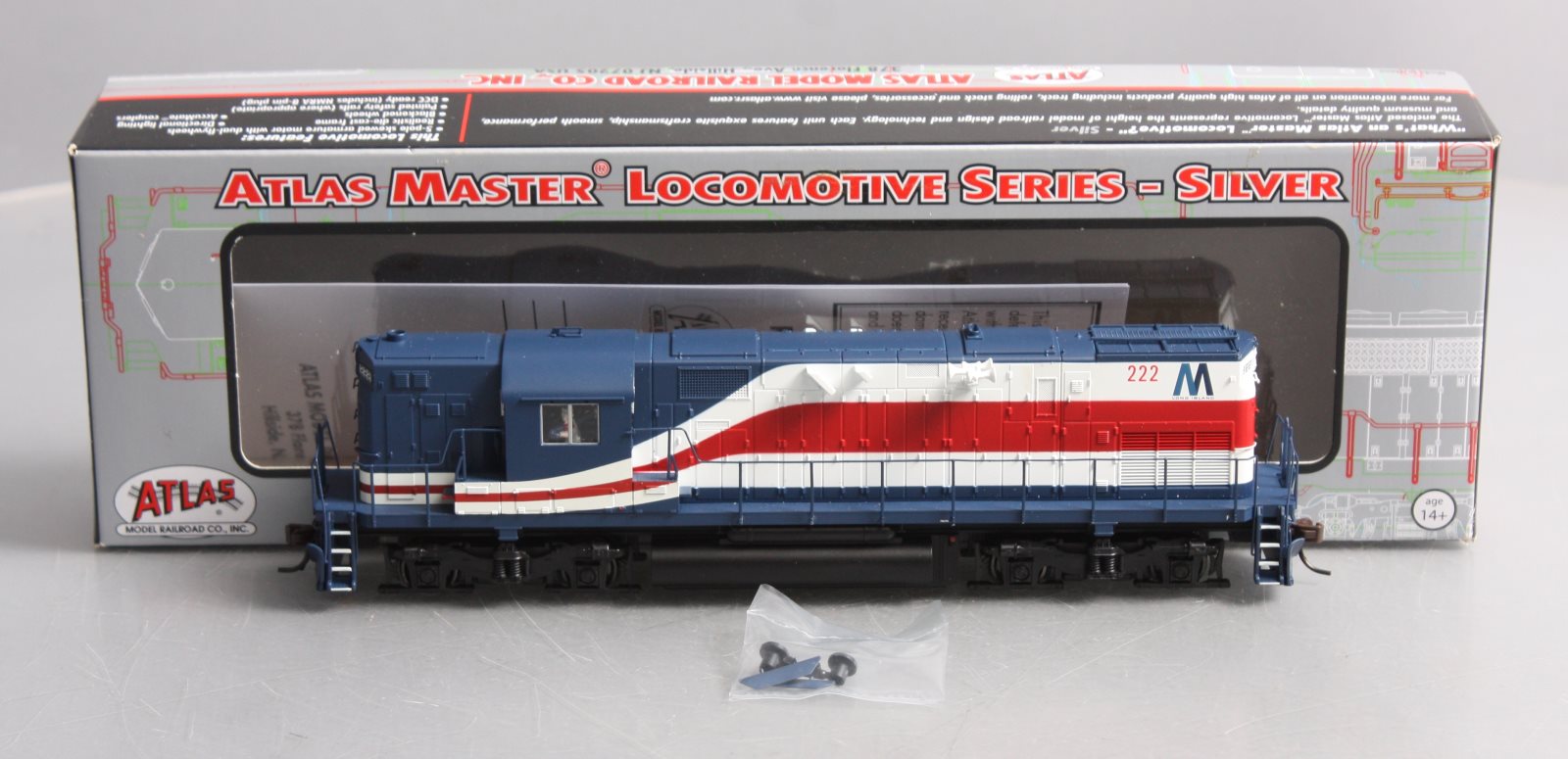 Atlas 10001993 HO Long Island Railroad C420 Phase 2A Diesel Locomotive #222