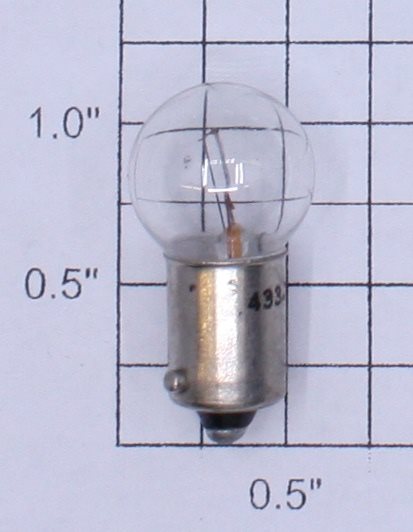 Lionel 433 18 Volt Bayonet Base Clear Large Globe Light Bulb