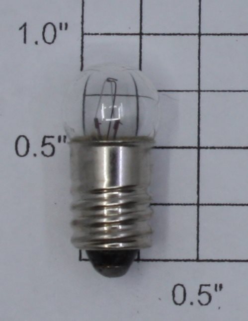 Lionel 2447 24 Volt Screw Base Clear Small Globe Light Bulb